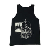 Bxoxo Gothic Punk Y2K Women Sleeveless Camisole Streetwear Emo Girl Harajuku Aesthetic vintage Chic Geometric Pattern Print O-Neck Top